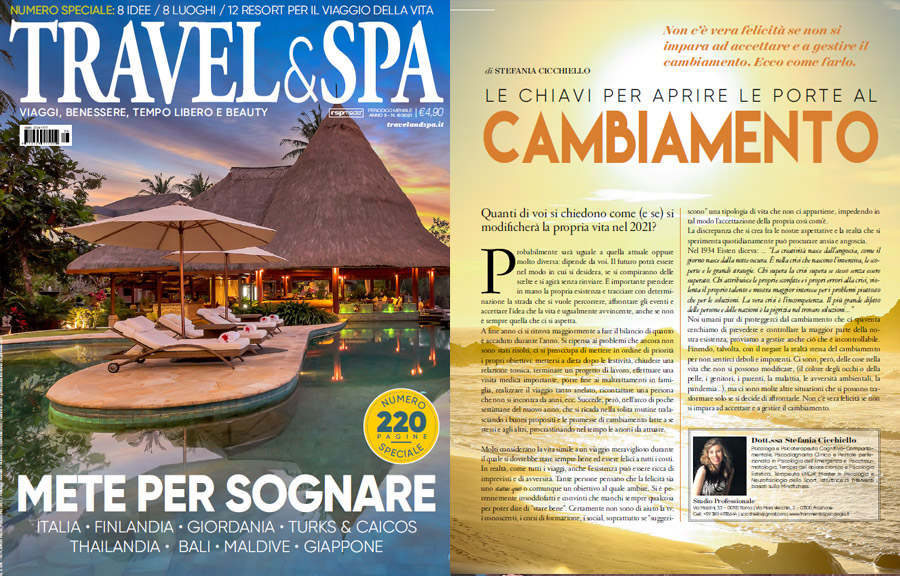 Le chiavi per aprire le porte del cambiamento: Travel&SPA n.8/2021